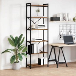 Berkfield Modern Bookcase Old Wood 60 X 30 X 188 Cm Engineered Wood - thumbnail 2