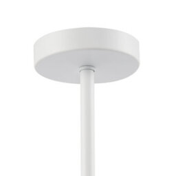 Happy Homewares Classic Matte White Ceiling Light Fixture To Showcase Lamp Shades - thumbnail 2