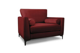 Modern Home Zara 2 Seater And Lovechair Set Oxblood - thumbnail 5