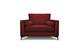 Modern Home Zara 2 Seater And Lovechair Set Oxblood - thumbnail 4