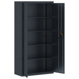 Berkfield File Cabinet Anthracite 90X40X180 Cm Steel - thumbnail 4