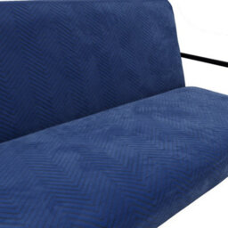 LPD Chance Sofa - Velvet/metal - L78 X W132.5 X H83 Cm - Oxford Blue - Partially Assembled - thumbnail 4