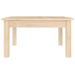 Walplus Coffee Table 55X55X30 Cm Solid Wood Pine - thumbnail 3