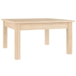 Walplus Coffee Table 55X55X30 Cm Solid Wood Pine - thumbnail 2