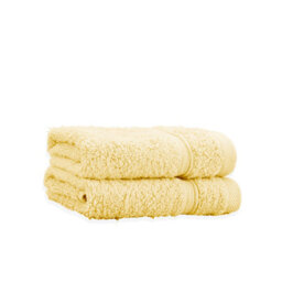 Catherine Lansfield Zero Twistzero Twist Cotton 30X30Cm Face Cloth Pair Yellow - thumbnail 3