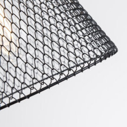 Harper Living Easy Fit Compact Vintage Metal Lampshade Black Finish, 3 Different Colours, Ceiling Fitting Shade - thumbnail 4