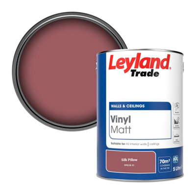 Leyland Trade Vinyl Matt Walls & Ceilings Emulsion Paint Silk Pillow (Ppg18-31) 5L - image 1
