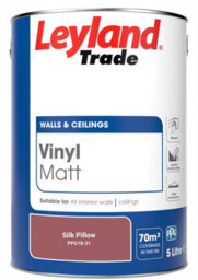 Leyland Trade Vinyl Matt Walls & Ceilings Emulsion Paint Silk Pillow (Ppg18-31) 5L - thumbnail 2