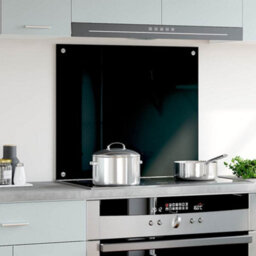 Walplus Kitchen Backsplash Black 70 X 60 Cm Tempered Glass - thumbnail 3