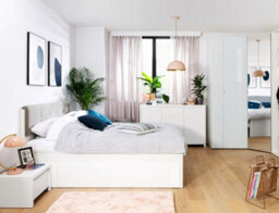 Impact Furniture Wide Tallboy Chest 6 Drawers Bedroom Storage Unit Cabinet White Matt Kaspian - thumbnail 9