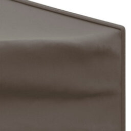 Walplus Folding Party Tent Garden Gazebo Canopy With Sidewalls Taupe 2X2 M - thumbnail 5