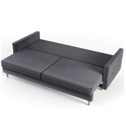 Tivoli Modern Sofa Bed With Sleeping Function And Storage Blue - thumbnail 6