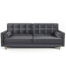 Tivoli Modern Sofa Bed With Sleeping Function And Storage Blue - thumbnail 3