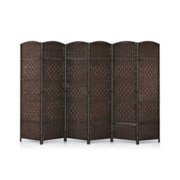 Costway 271 X 180Cm 6-Panel Room Divider Folding Privacy Screen - thumbnail 1