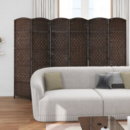 Costway 271 X 180Cm 6-Panel Room Divider Folding Privacy Screen - thumbnail 7