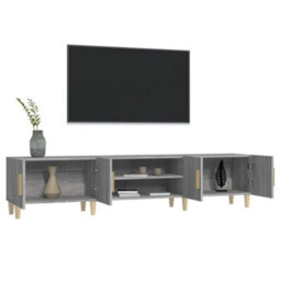 Berkfield Tv Cabinet Grey Sonoma 180X31.5X40 Cm Engineered Wood - thumbnail 5