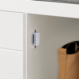 Sobuy Fsr63-Ii-W, Shoe Storage Bench Shoe Rack With Seat Cushion & Double Doors & Hidden Compartment,white - thumbnail 8