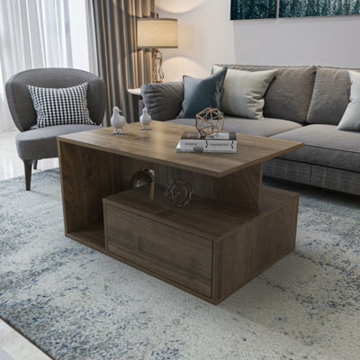 Decorotika Mana Modern Coffee Table Walnut - image 1