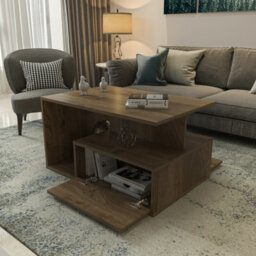 Decorotika Mana Modern Coffee Table Walnut - thumbnail 5