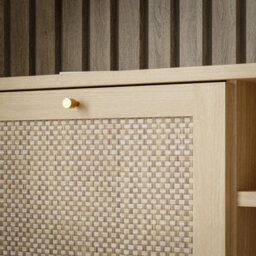 Furniture To Go Calasetta 2 Door 1 Shelf Tv Unit In Rattan - thumbnail 9
