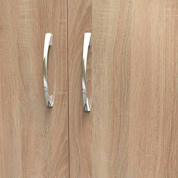 Hampshire 3 Drawer Combi Wardrobe With Mirror In Bardolino Oak (Ready Assembled) - thumbnail 4