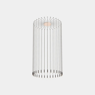 Luminosa Lighting Luminosa Candle Integrated Led Pendant Ceiling Light White 109.4W 2700K Dali Dimmming