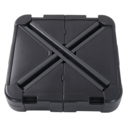 Living And Home Hdpe Square Plastic Outdoor Umbrella Stand Garden Patio Parasol Base Fillable 100Kg 100L - thumbnail 4