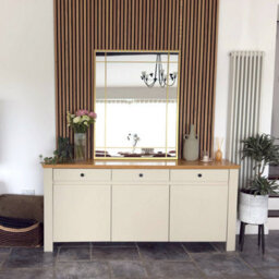 Jōbū Jobu Home - Aimi - Gold Metal Rectangle Window Mirror - 120Cm X 95Cm - thumbnail 5