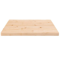 Berkfield Table Top 60X60X2.5 Cm Solid Wood Pine Square - thumbnail 3