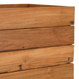 Berkfield Durable Raised Bed 50X40X72 Cm Recycled Teak And Steel - thumbnail 6