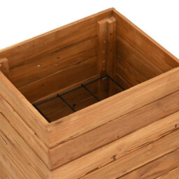 Berkfield Durable Raised Bed 50X40X72 Cm Recycled Teak And Steel - thumbnail 5