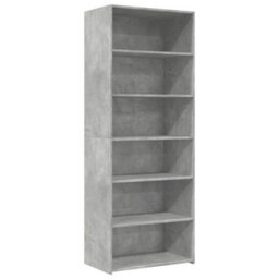 Berkfield Highboard Concrete Grey 70X41X185 Cm Engineered Wood - thumbnail 2