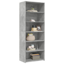 Berkfield Highboard Concrete Grey 70X41X185 Cm Engineered Wood - thumbnail 3
