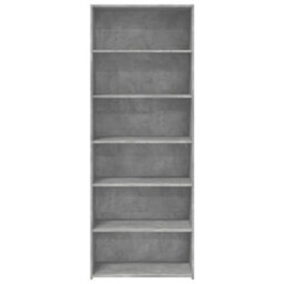 Berkfield Highboard Concrete Grey 70X41X185 Cm Engineered Wood - thumbnail 4
