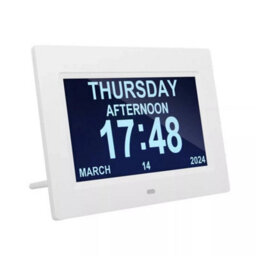 Dementia Digital Clock With Date And Day Of Week For Elderly Medication Reminder - thumbnail 1