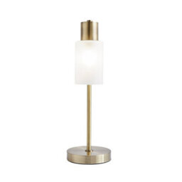 Pagazzi Lighting Pagazzi Maya Antique Brass Sleek Table Lamp - thumbnail 4