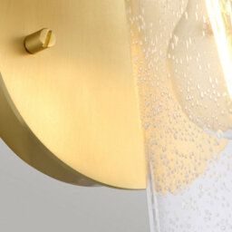 Luminosa Lighting Elstead Kichler Braelyn 1 Light Wall Light Brushed Brass Ip44 - thumbnail 4