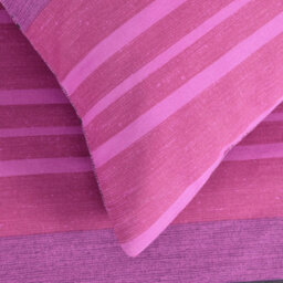 Smart Living Luxury Reversible Polycotton Easy Care Bedding Quilt Cover, Textured Duvet Cover Set, Bed Covers - Textured Stripe - thumbnail 9