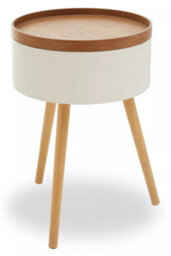 Orsina Versatile And Functional Storage Side Table, Elegant Bed Side Drawer, Stylish Legs Of Small Lounge Tables - thumbnail 2
