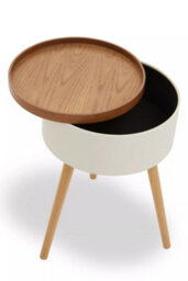 Orsina Versatile And Functional Storage Side Table, Elegant Bed Side Drawer, Stylish Legs Of Small Lounge Tables - thumbnail 4