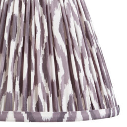 Loops 25Cm Handcrafted Pearl Grey Tapered Cylinder Lamp Shade For Elegant Lighting Decor - thumbnail 3