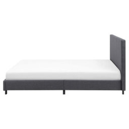 Beliani Bed Fabric Albi 160 X 200 Cm (Eu King Size) Grey - thumbnail 5