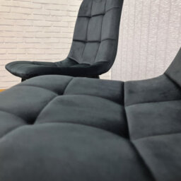Dining Chairs Set Of 2 Black Tufted Chairs Velvet Chairs Seats Kosy Koala - thumbnail 9