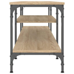 Berkfield Tv Cabinet Sonoma Oak 201X35X45 Cm Engineered Wood&iron - thumbnail 5