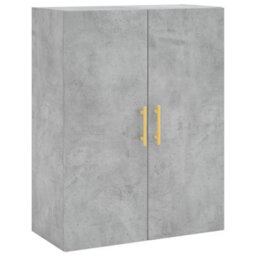 Berkfield Wall Mounted Cabinets 2 Pcs Concrete Grey 69.5X34X90 Cm - thumbnail 5
