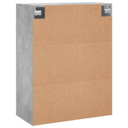 Berkfield Wall Mounted Cabinets 2 Pcs Concrete Grey 69.5X34X90 Cm - thumbnail 8