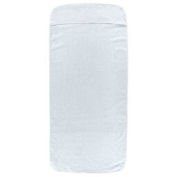 Berkfield Beach Towels 2 Pcs White 75X200 Cm Fabric 400 Gsm - thumbnail 3