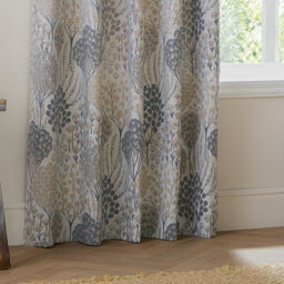 Wylder Ophelia Floral Jacquard Room Darkening Eyelet Curtain Pair Wedgewood (W)229Cmx (D)183Cm - thumbnail 3