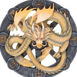 Imbolc Dragon Resin Wall Plaque By Anne Stokes - Fantasy Mythical Art Decor - thumbnail 2