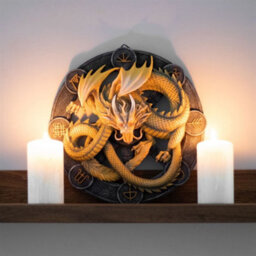 Imbolc Dragon Resin Wall Plaque By Anne Stokes - Fantasy Mythical Art Decor - thumbnail 4